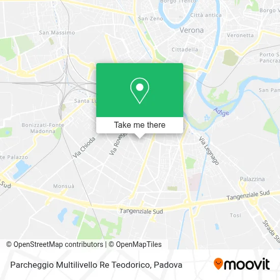 Parcheggio Multilivello Re Teodorico map