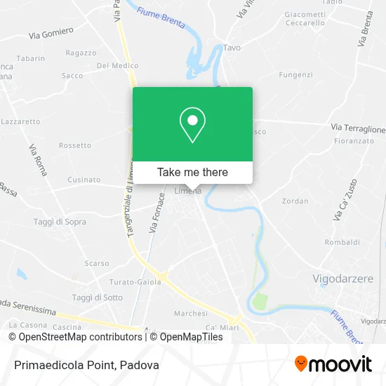 Primaedicola Point map