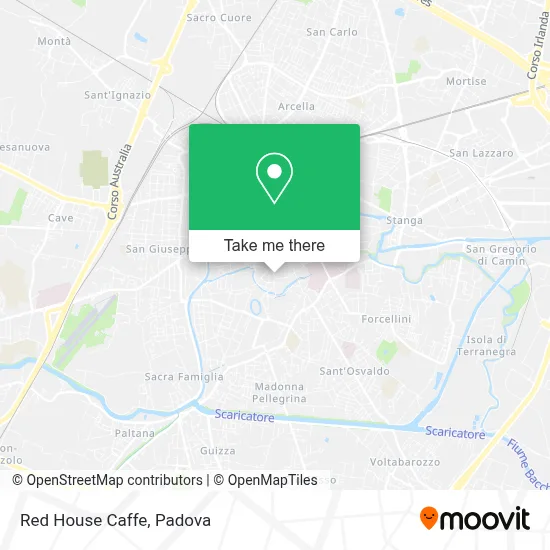 Red House Caffe map