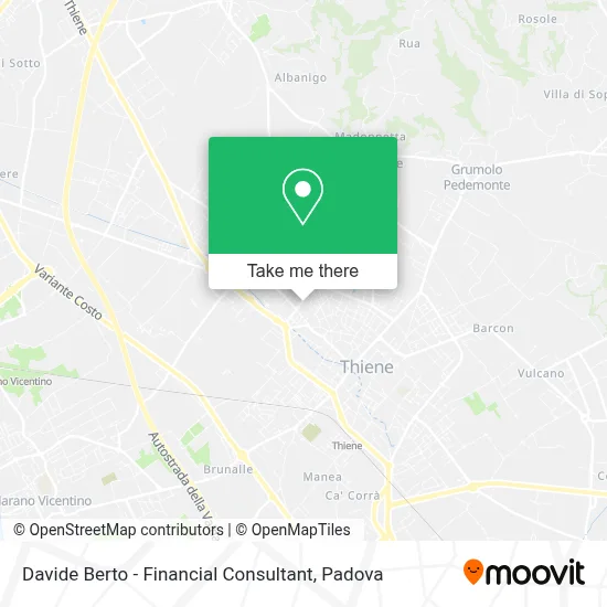 Davide Berto - Financial Consultant map