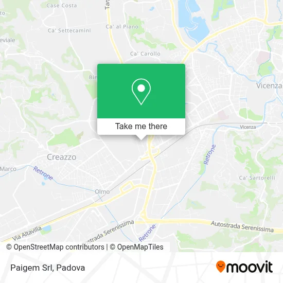 Paigem Srl map