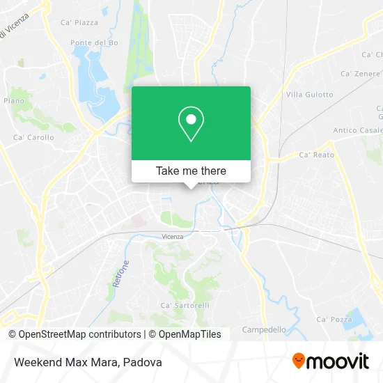 Weekend Max Mara map
