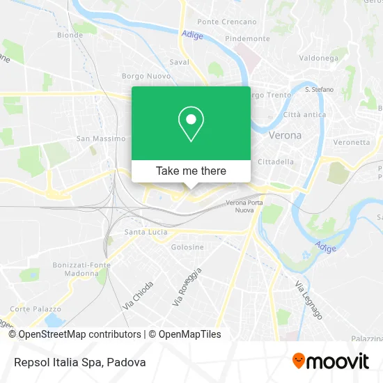 Repsol Italia Spa map