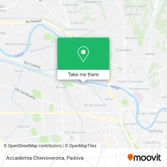 Accademia Chievoverona map