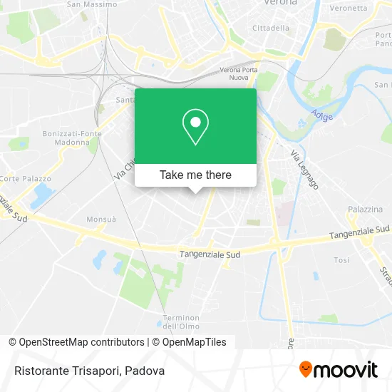 Ristorante Trisapori map