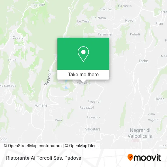 Ristorante Ai Torcoli Sas map