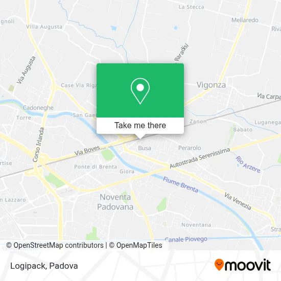 Logipack map