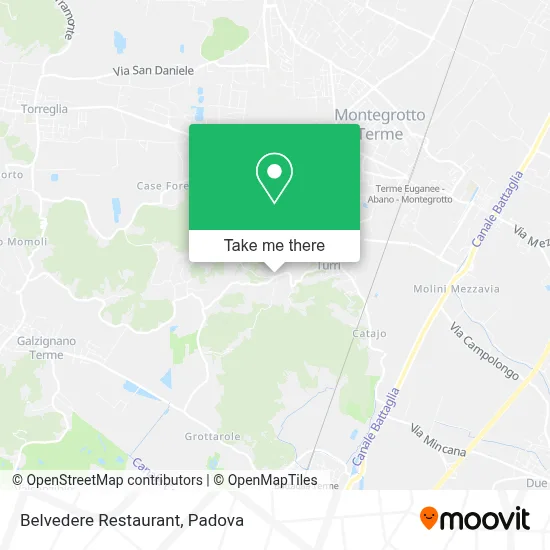 Belvedere Restaurant map
