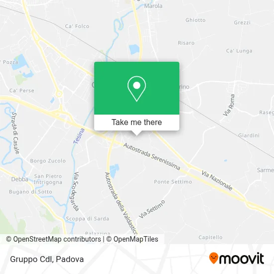Gruppo Cdl map