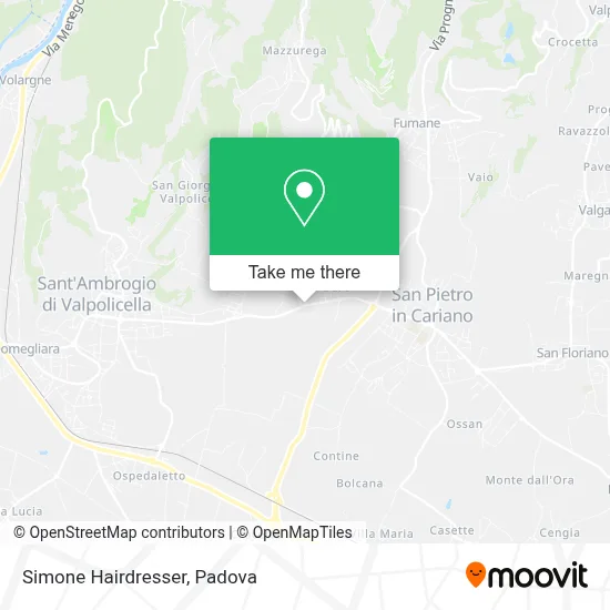 Simone Hairdresser map