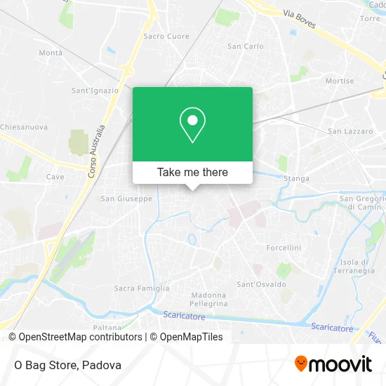 O Bag Store map