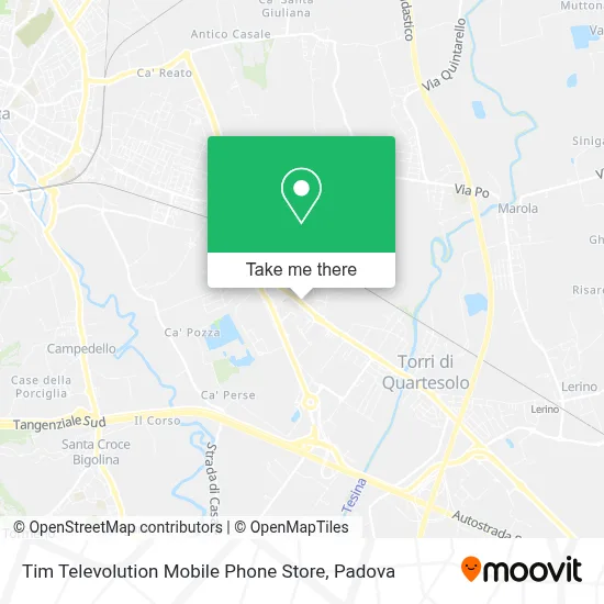 Tim Televolution Mobile Phone Store map