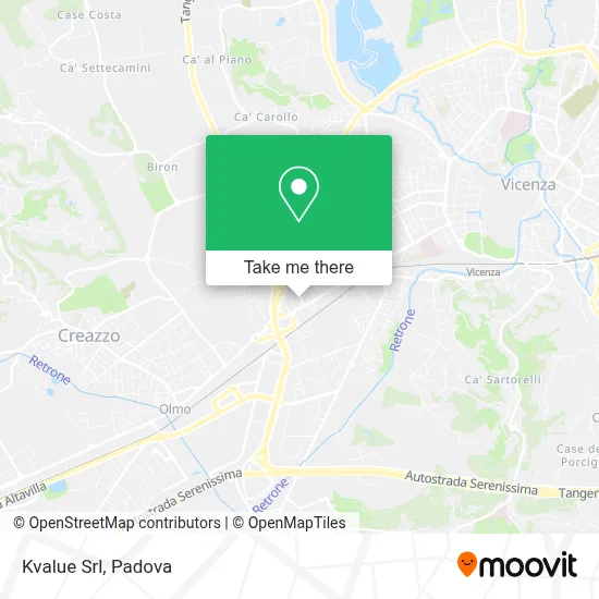 Kvalue Srl map