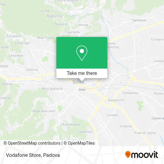 Vodafone Store map