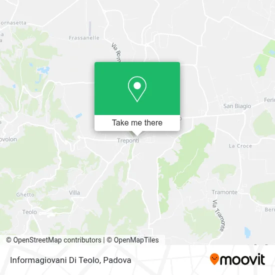 Informagiovani Di Teolo map
