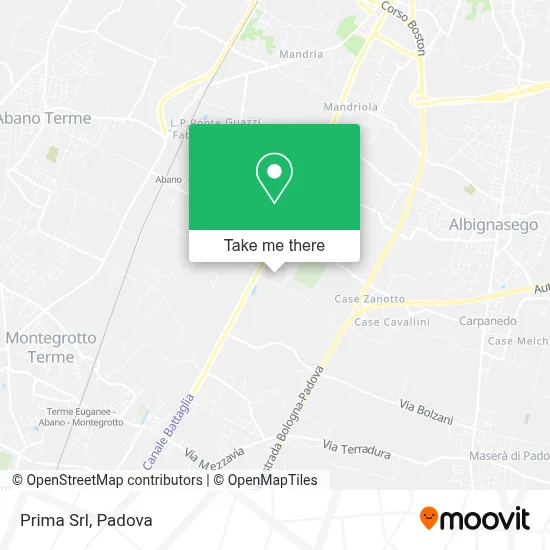 Prima Srl map