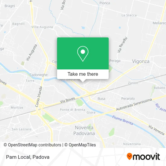 Pam Local map