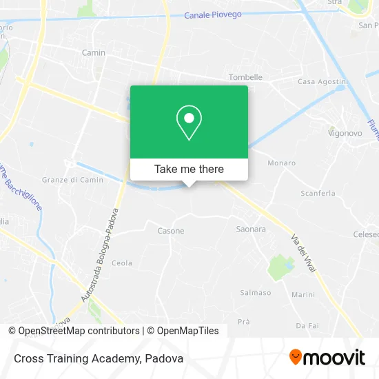 Cross Training Academy map