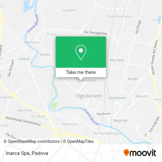 Inarca Spa map