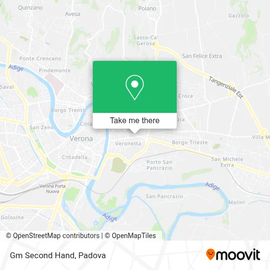 Gm Second Hand map