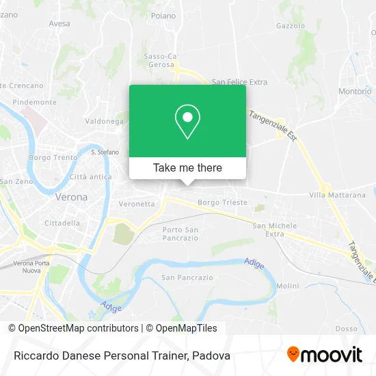 Riccardo Danese Personal Trainer map