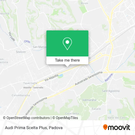 Audi Prima Scelta Plus map