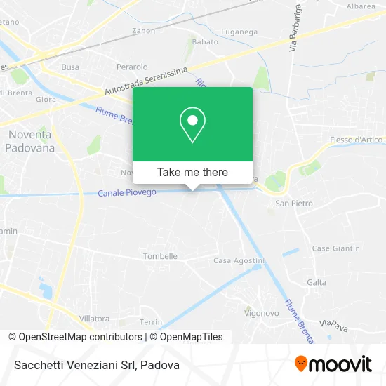 Sacchetti Veneziani Srl map