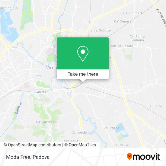 Moda Free map