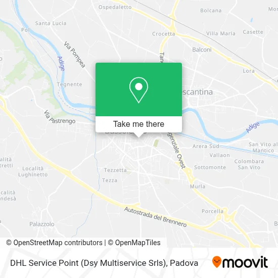 DHL Service Point (Dsy Multiservice Srls) map
