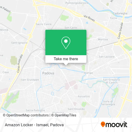 Amazon Locker - Ismael map