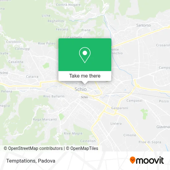 Temptations map