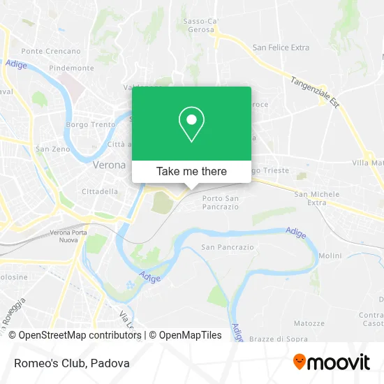 Romeo's Club map