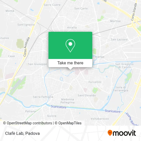 Clafè Lab map