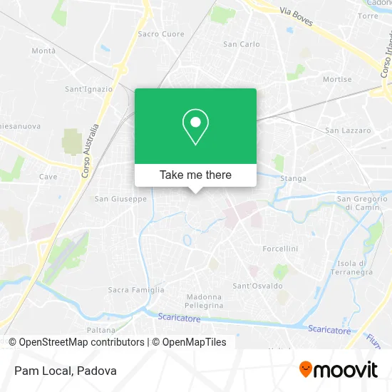 Pam Local map