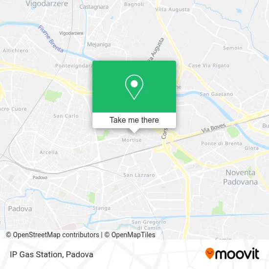 IP Gas Station map