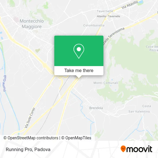 Running Pro map