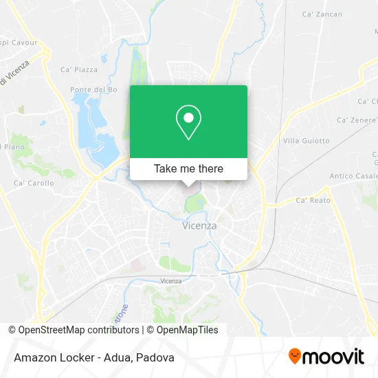 Amazon Locker - Adua map
