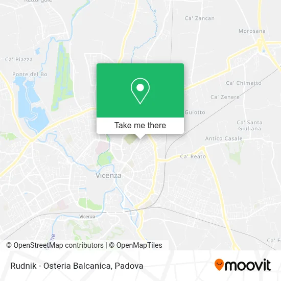 Rudnik - Osteria Balcanica map