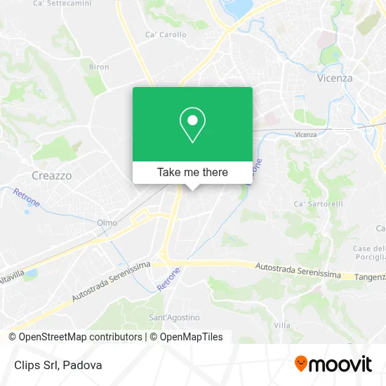 Clips Srl map
