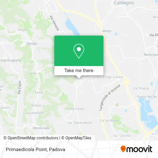 Primaedicola Point map
