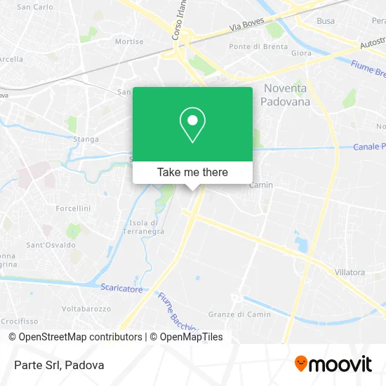 Parte Srl map