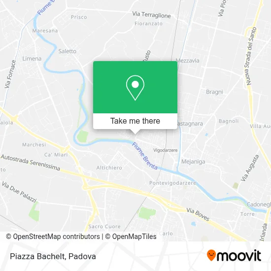 Piazza Bachelt map