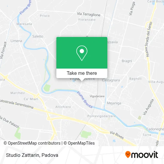 Studio Zattarin map