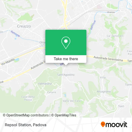 Repsol Station map