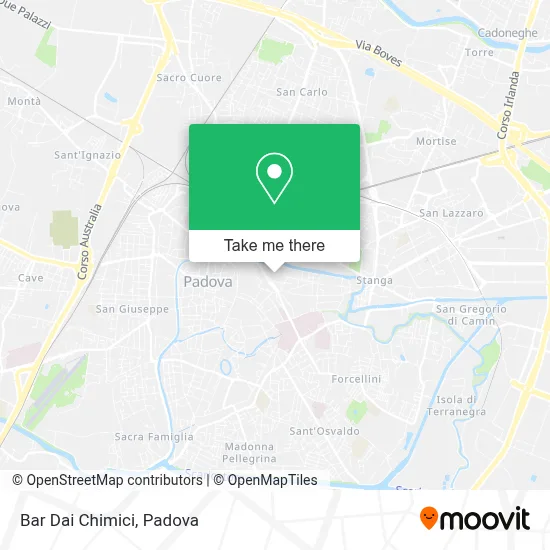 Bar Dai Chimici map