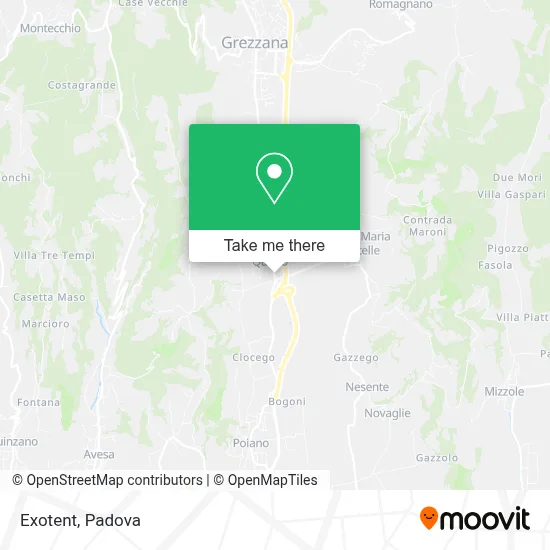 Exotent map