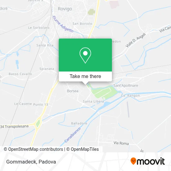 Gommadeck map