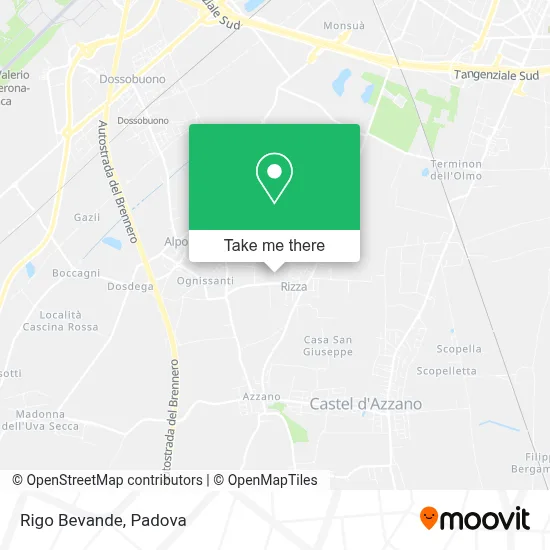 Rigo Bevande map
