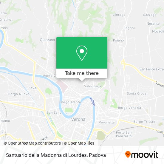 Santuario della Madonna di Lourdes map
