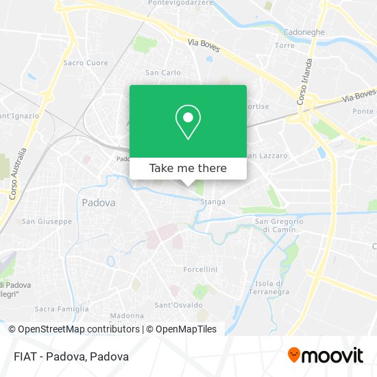 FIAT - Padova map